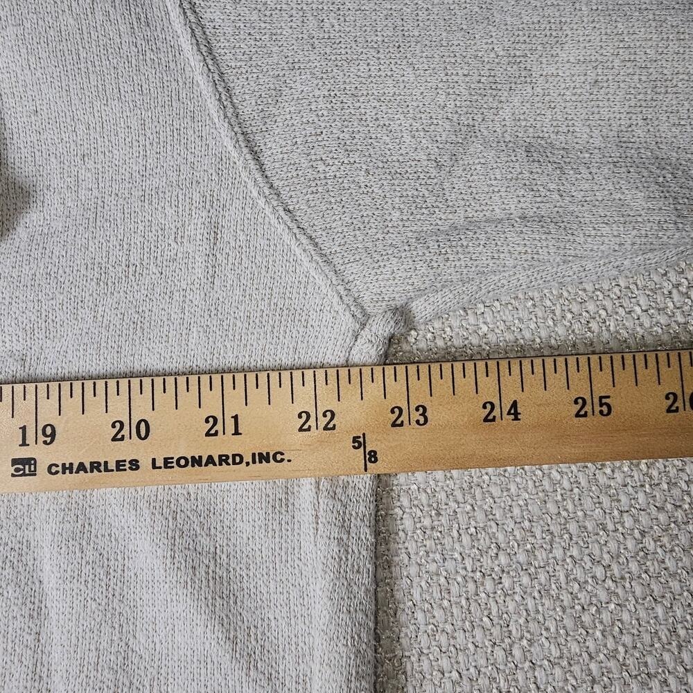 MJ Apparel Oatmeal Color Knit Sweatshirt  Aloha Maui Hawaii Med PT22.5 L 25 - Picture 6 of 8